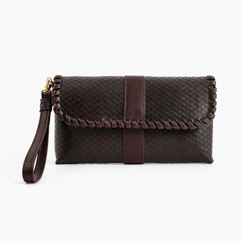 Verona Clutch Kahve Çanta