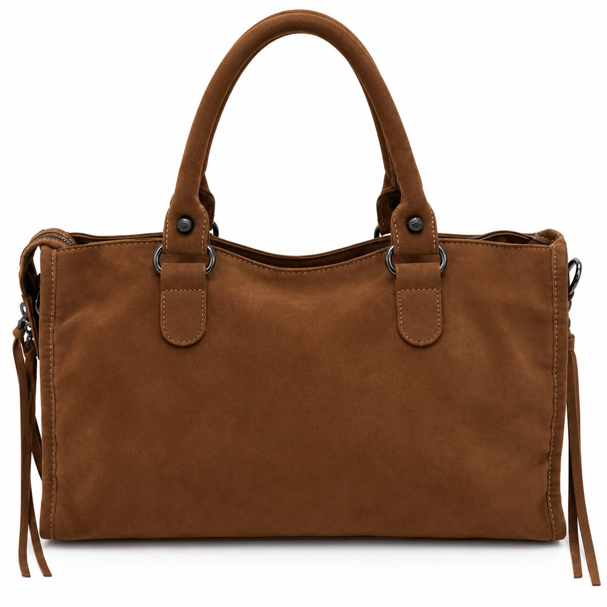 Brera Vintage Taba Süet Çanta