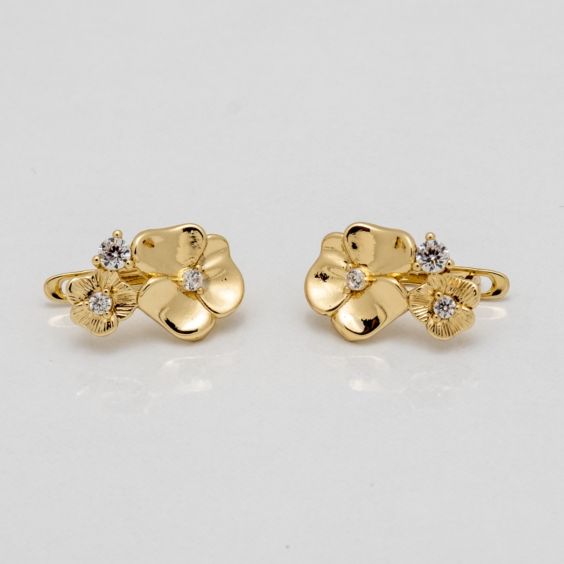 Crystal VIP Gold Küpe(14k)