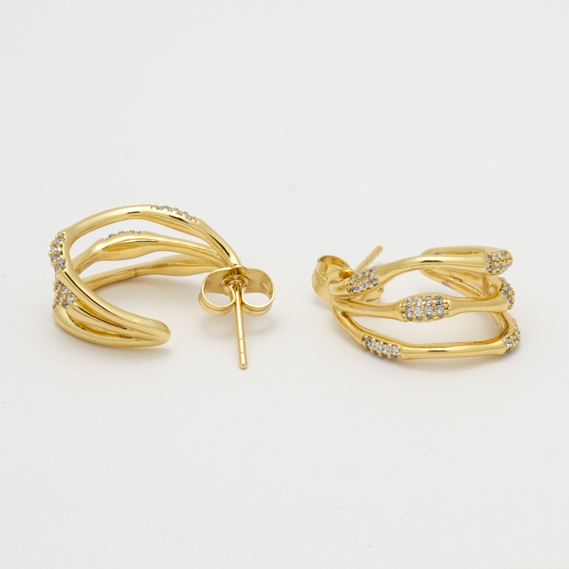 Artctic Round VIP Gold Küpe(14k)