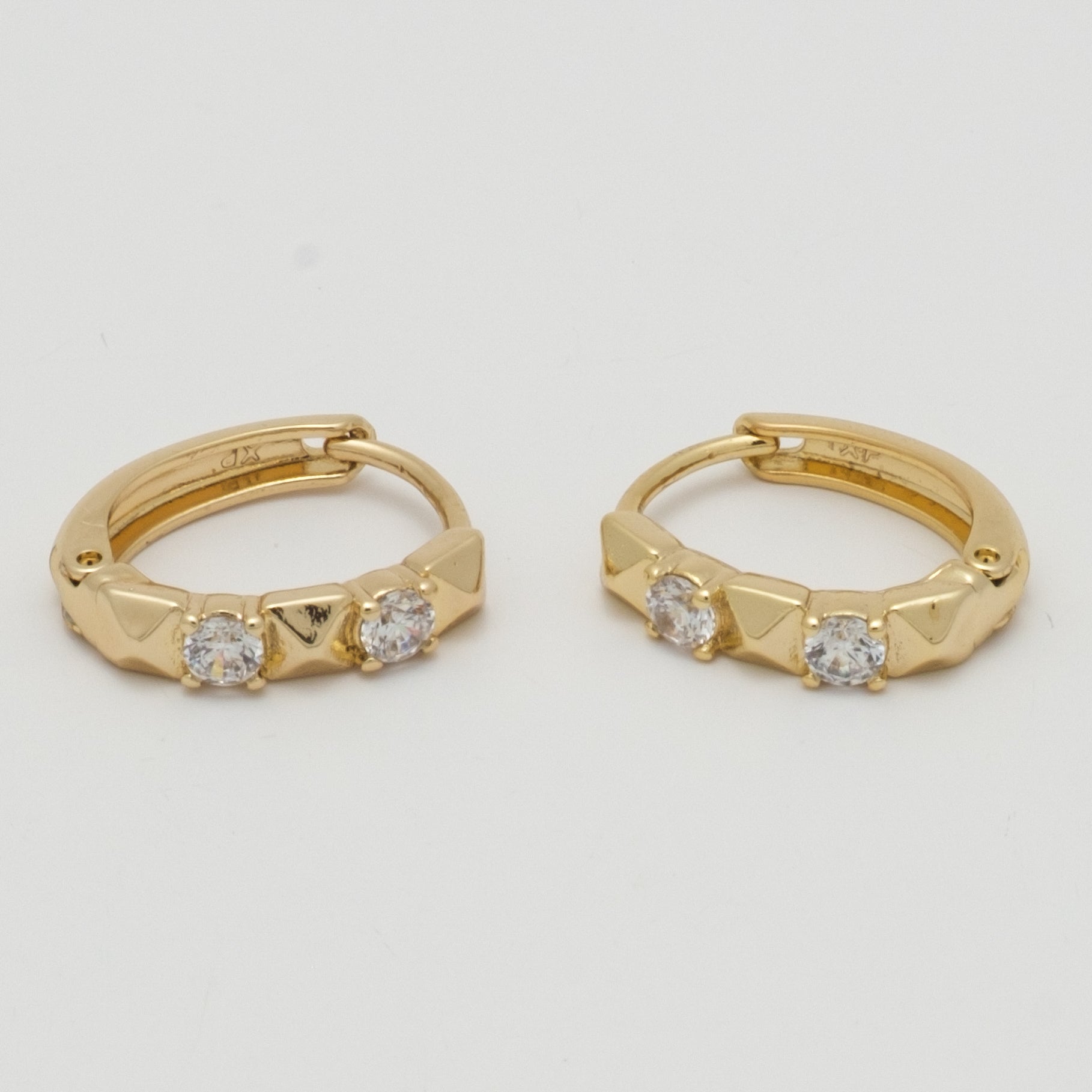 Glimmer Stone VIP Gold Küpe(14k)