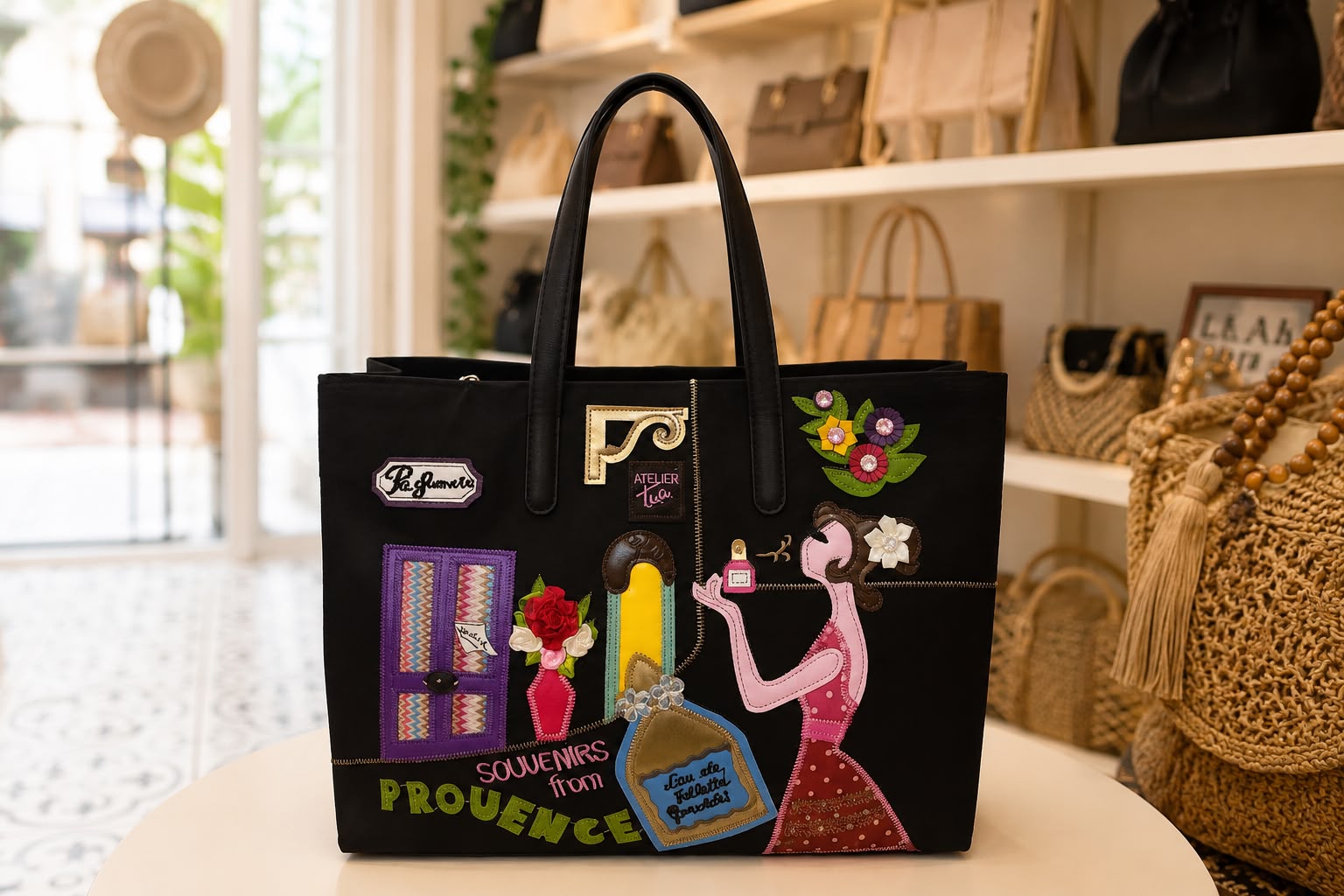 Madam Provence Siyah Çanta